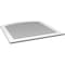 Ekena Millwork Arch Top Surface Mount PVC Gable Vent: Non-Functional, w/ 3-1/2"W x 1"P Standard Frame, 38"W x 42"H GVPAR38X4201SN - alternate 4
